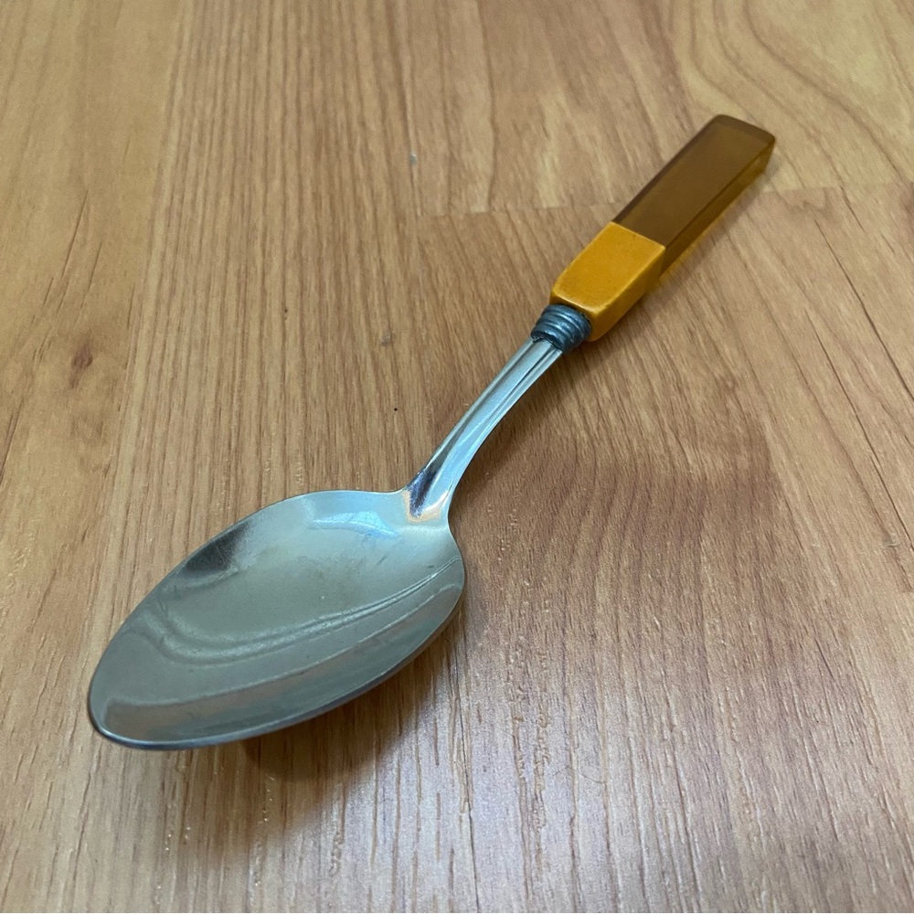 Bakelite Butterscotch Large Spoon